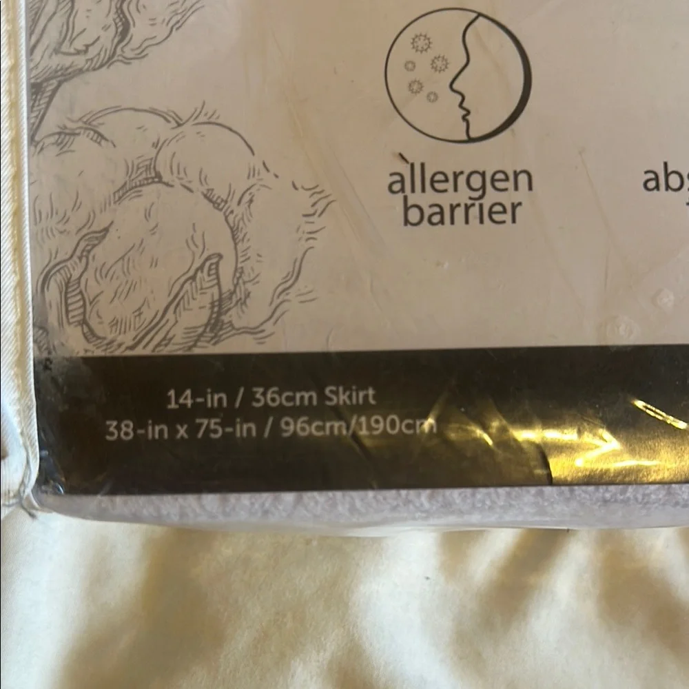 Sure Fit White Mattress Protector